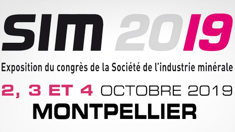 Salon SIM 2019 Salon de l'industrie minérale 2019